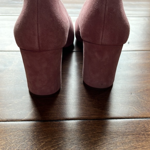 Naturalizer Hope Suede Rosewood Pink Block Heel - Picture 6 of 8